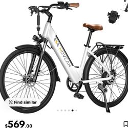 V-80 E Bike, 1000 W Motor 28 MPH E Bike 