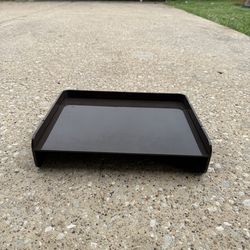 dark brown acrylic desk organizer tray