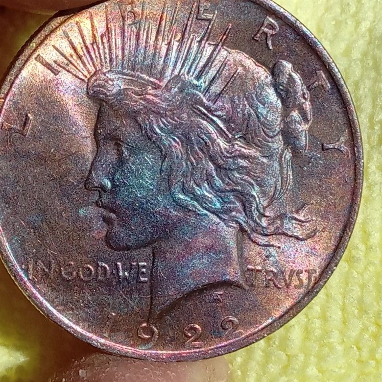 1922 Uncircurlated Condition Toned Coin