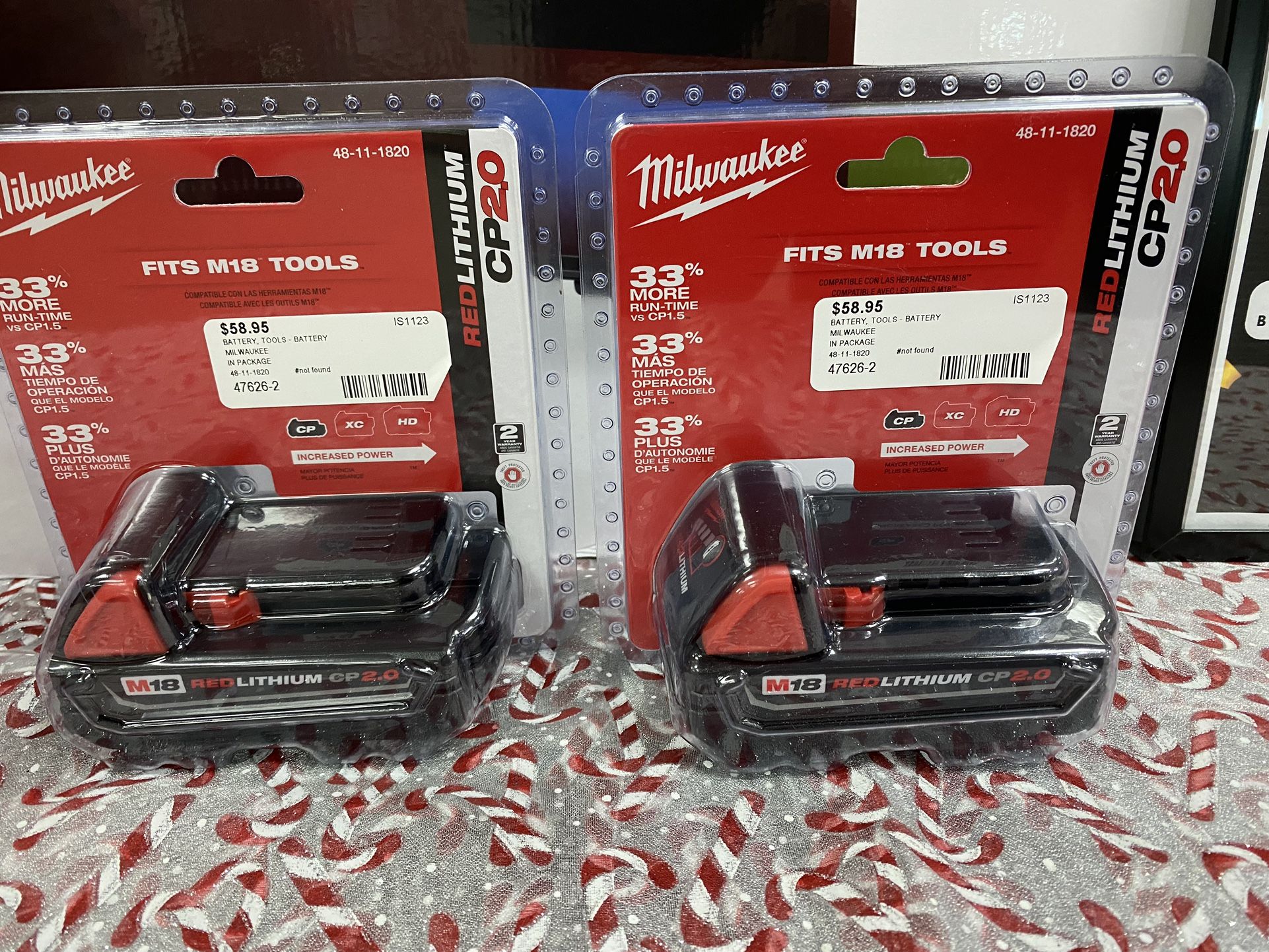 Milwaukee M18 Batteries CP 2.0