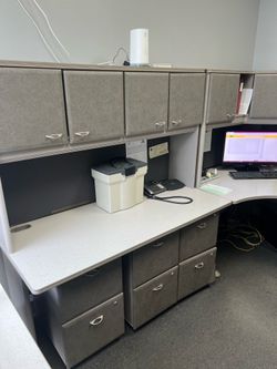 Office corner unit desk and table
