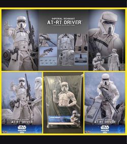 1/6 Hot Toys Imperial Remnant AT-RT Driver MMS853 Figure