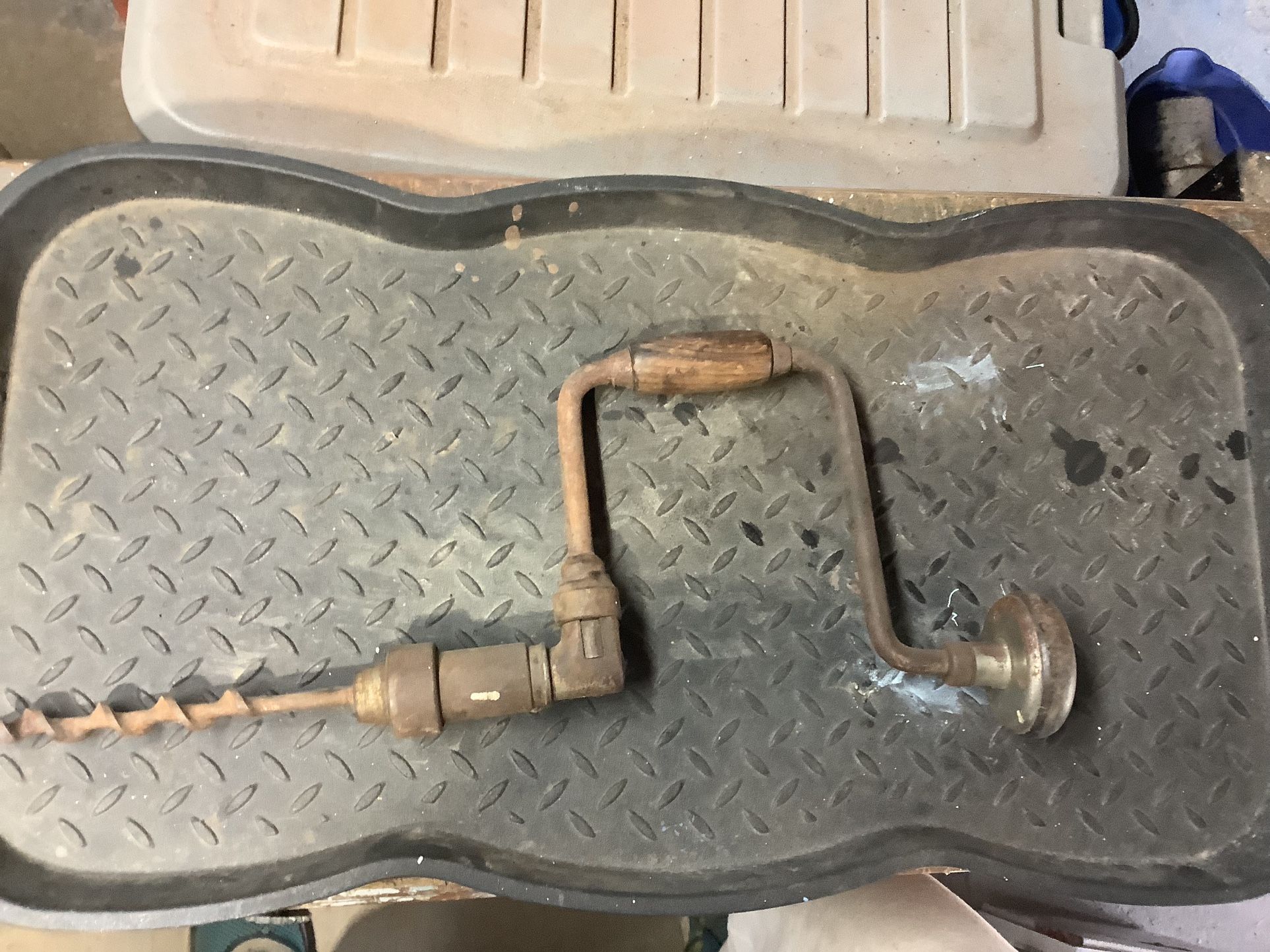 Hand held wood drill
