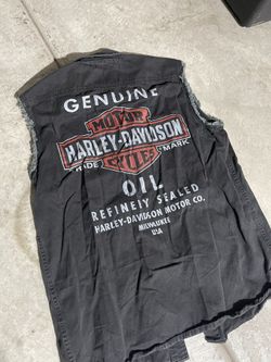 Harley Davidson Cut Off Vest Size Medium