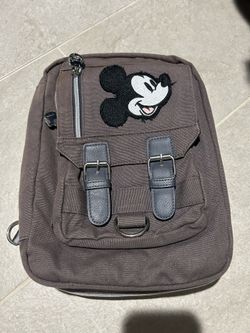 Disney Parks Mickey Mouse Official Pin Trading Crossbody Bag