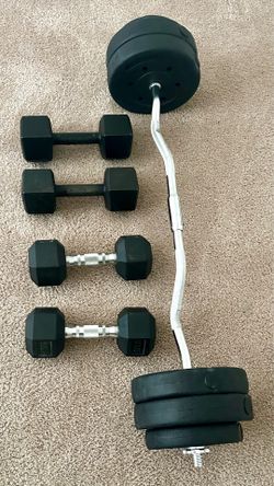 Dumbbells of different sizes