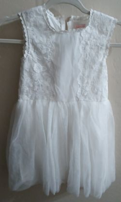 Girls White Dress
