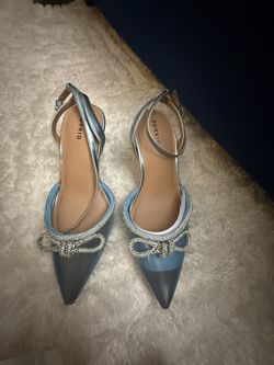 Torrid blue heels size 10.5