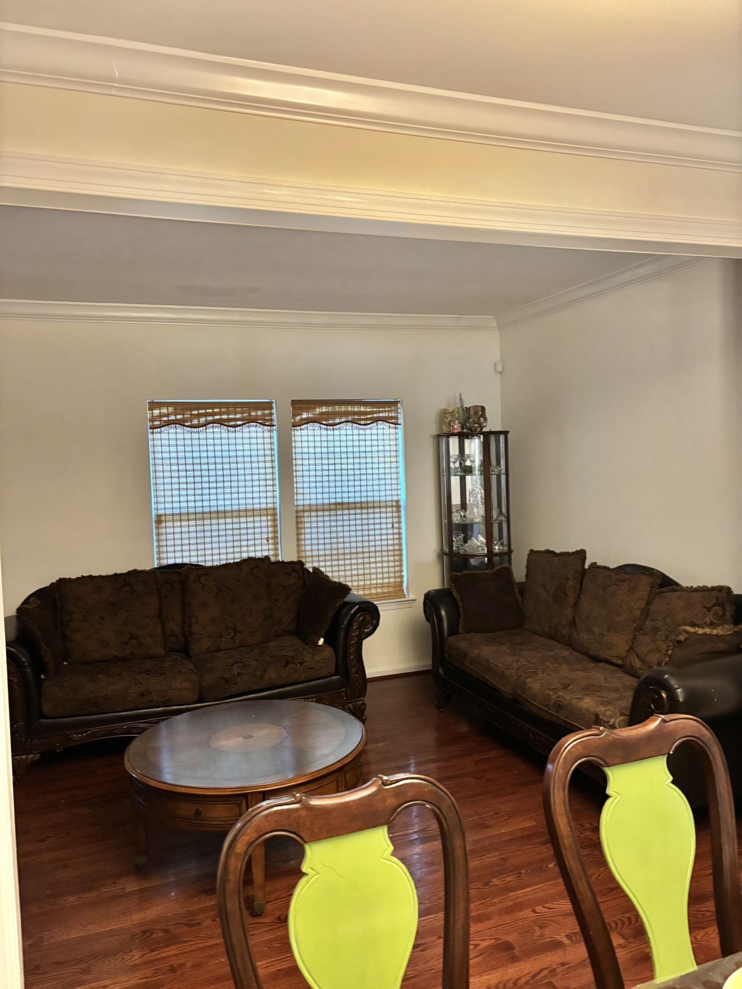 3 pieces set leather and fabric love sit seat set