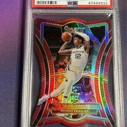 2019 Ja Morant Dye Cut Maroon Psa 10 Rookie