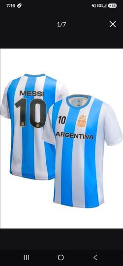 New Lionel Messi Argentina Jersey Shirt Medium Large XLarge