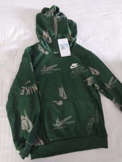 Green Nike Boy's Sweater Size M (10-12)
