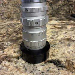 Sony TV ZOOM Camera Lens F=16-64mm 1:2 Made In Japan Vintage Photography