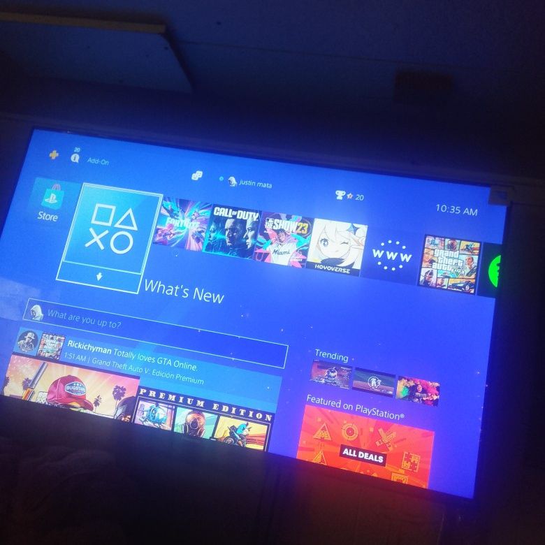 Ps4 And Tv