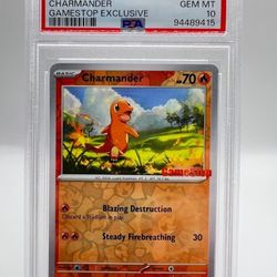Psa 10 Charmander GameStop Promo 