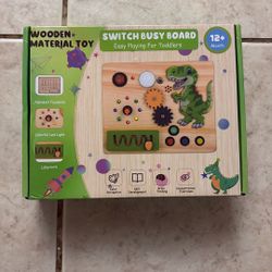 Wooden Switch Busy Board Toy 