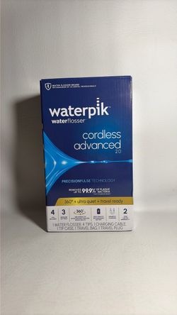 Waterpik NEW Cordless Advanced 2.0 Water Flosser, Rechargeable, 3 Settings