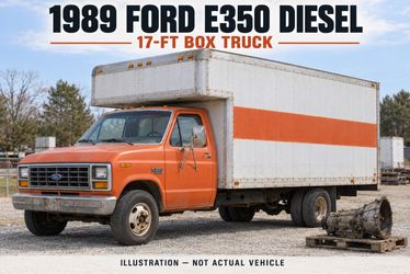 1989 Ford E350 Diesel 17-ft Box Cargo box