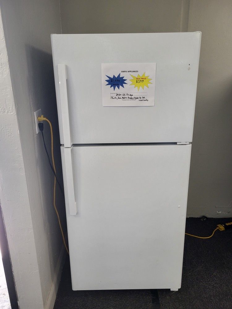 💥4th Of July Sale! 2020 GE 19cu.ft Fridge-Warranty Included