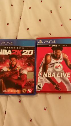 Nba live19 & nba 2k20