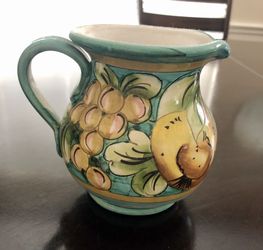 Hand Painted Italian Pottery - Signed