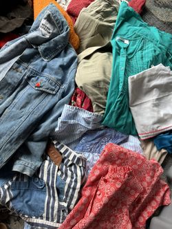 Boxes Of Mostly Womens Vintage Clothes