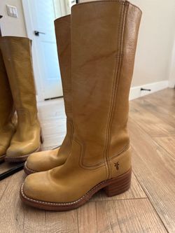 Frye Tall Leather Campus Boots