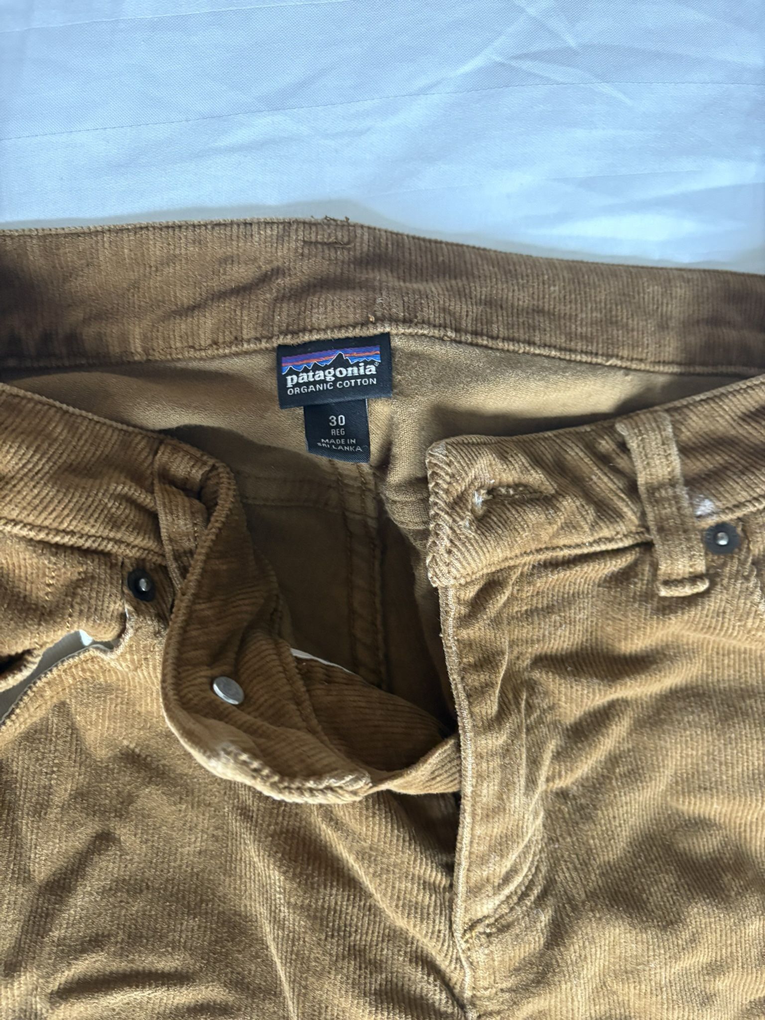Patagonia Woman’s Corduroy Pants Size 30
