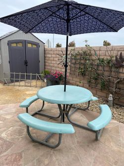 Vintage patio table