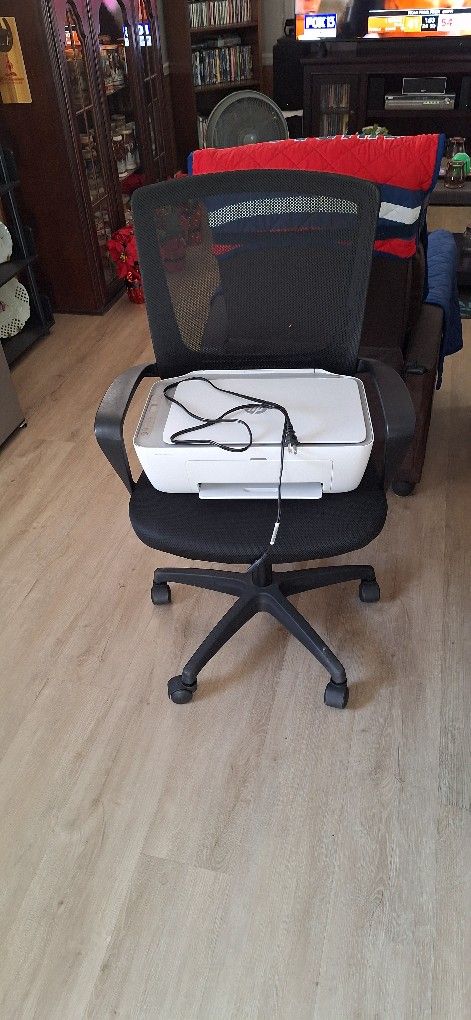 Computer Chair And New Hp Printer