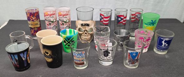 Shot glasses lot