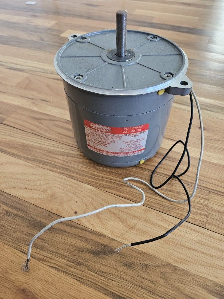 Dayton Split Phase AC Motor (Oil Burning Motor)