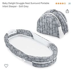 Baby delight snuggle infant portable sleeper