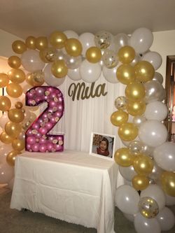 Birthday party decor