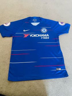 CHELSEA 2018 2019 HOME FOOTBALL SHIRT SOCCER JERSEY NIKE Size M MEN