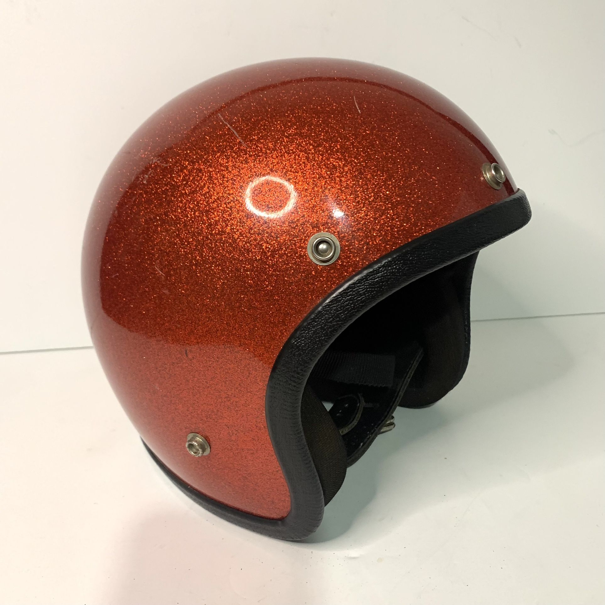 Vintage Motorcycle Biker helmet American 1976 M - joarbit.com Vintage Motorcycle Biker helmet American 1976 M - joarbit.com