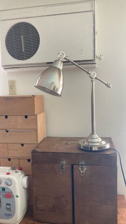 Chrome Adjustable Desk Lamp.