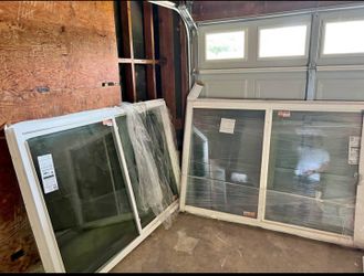 New Vinyl Replacement Windows White Frame