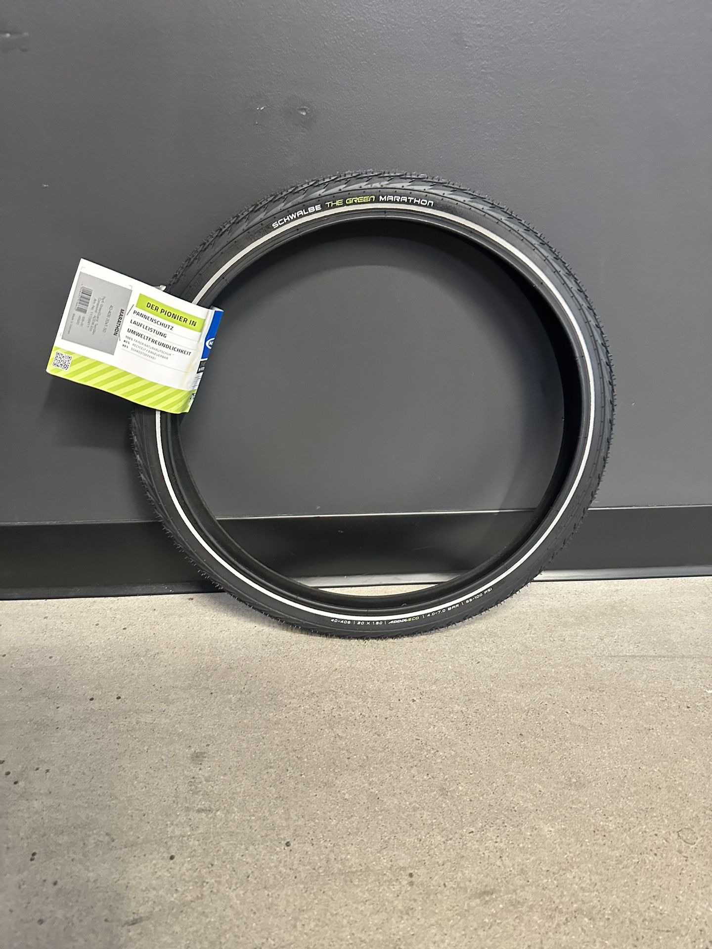 Brand New Schwalbe Marathon Tire 20 X 1.5”
