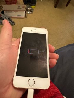 Pink iPhone SE mini first gen apple iCloud locked to owner for parts good screen and turns on