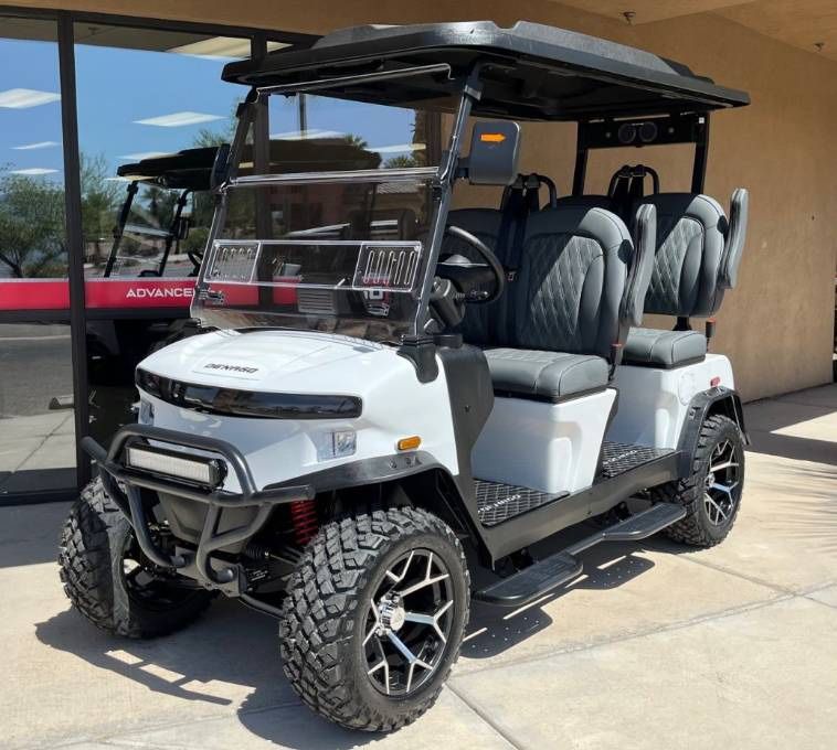 2025 Denago Rover XL 4-Passenger Lifted 48-Volt Lithium Golf Cart