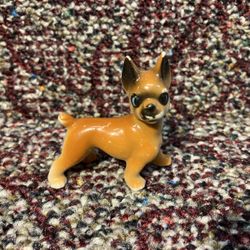 Vintage JAPAN Miniature Porcelain Boxer Dog Figurine