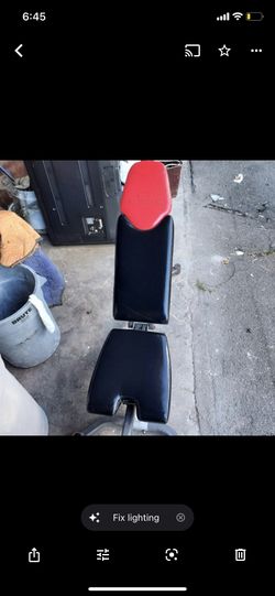 Bow flex Bench With Bar And Weights