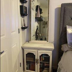 Cabinet And Mirror