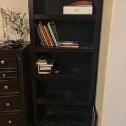 Large Dark Brown Bookshelf