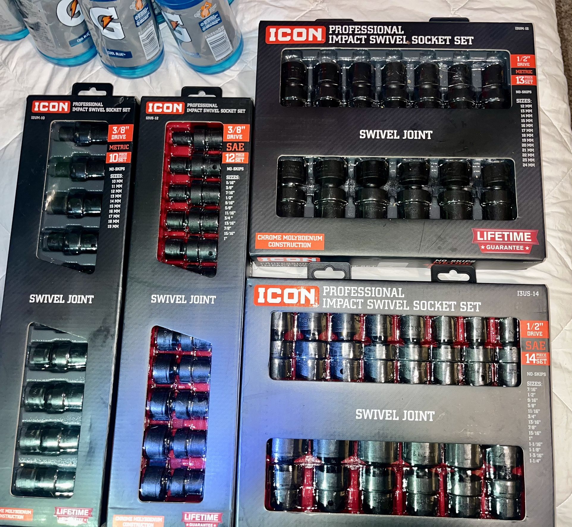 Icon Impact Swivel Socket Sets