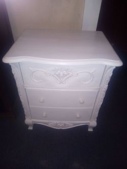Vintage SOLID wood night stand.