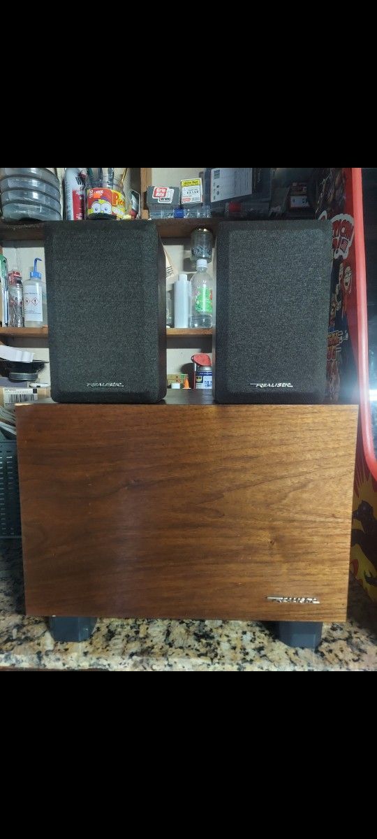 Realistic Vintage Passive Subwoofer
