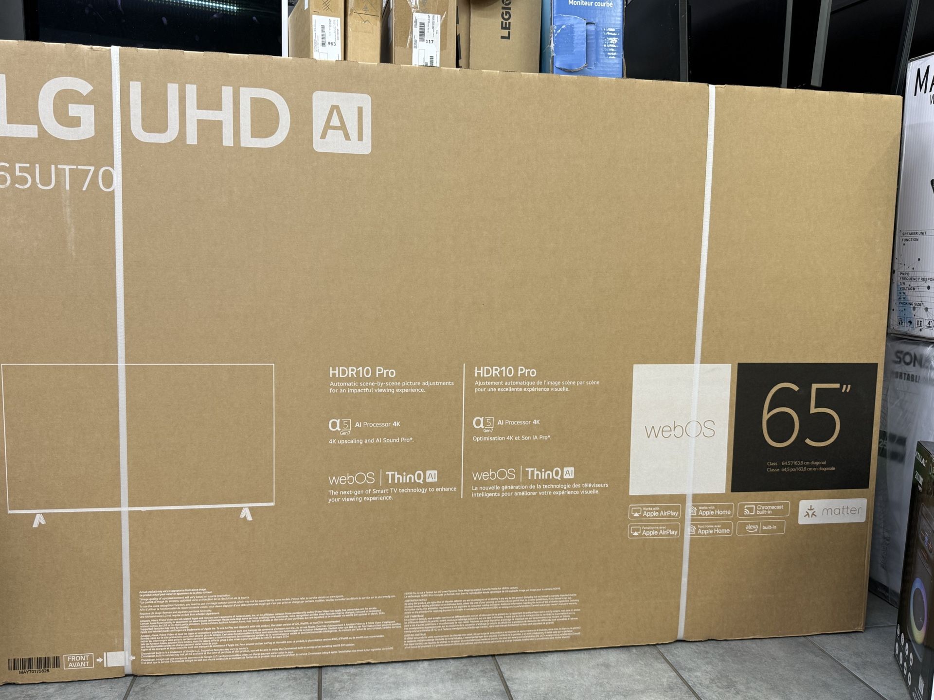 LG UHD AI 65” Tv