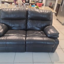 2 Seater Leather Couch For Sale